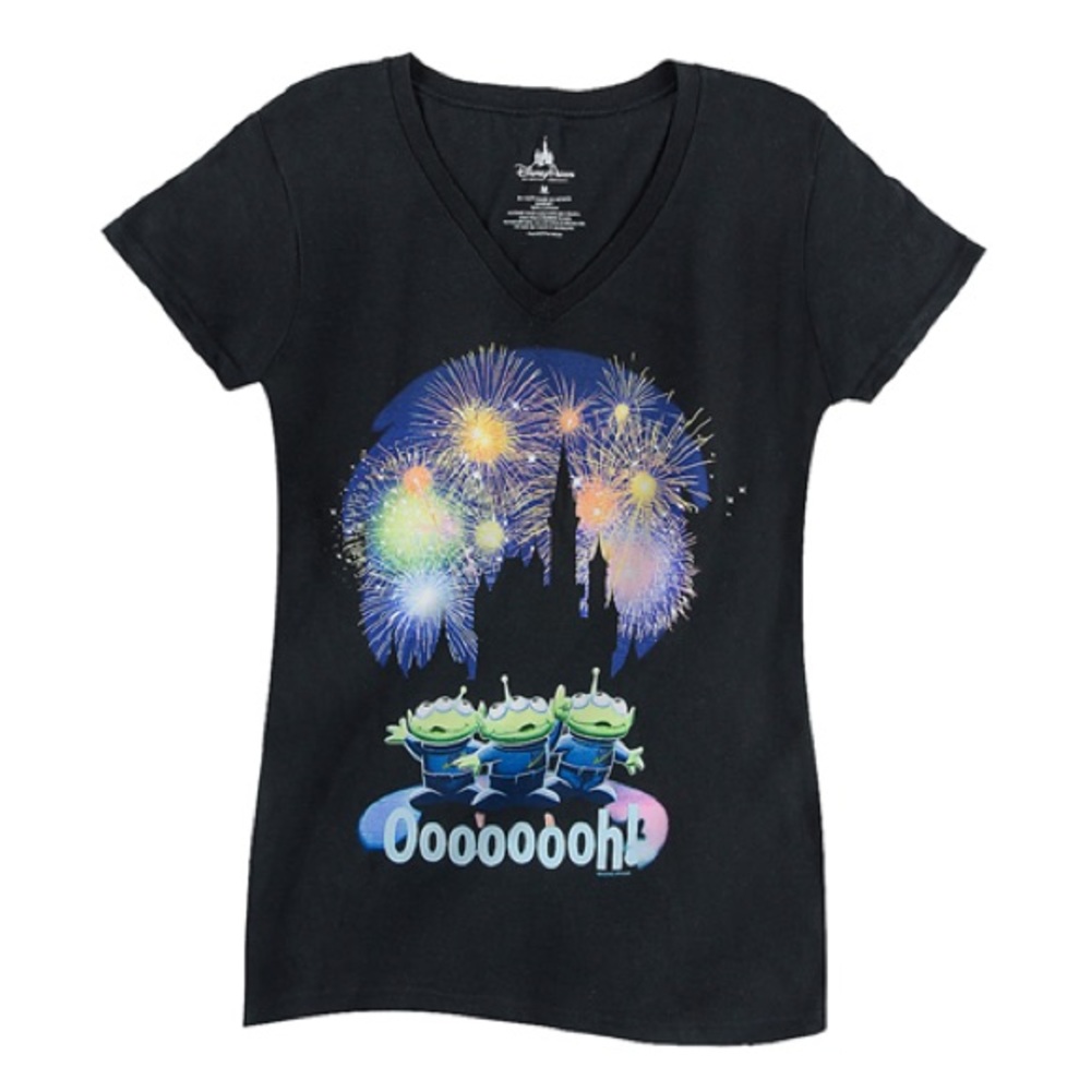 Disney Aliens at Castle Fireworks Tee